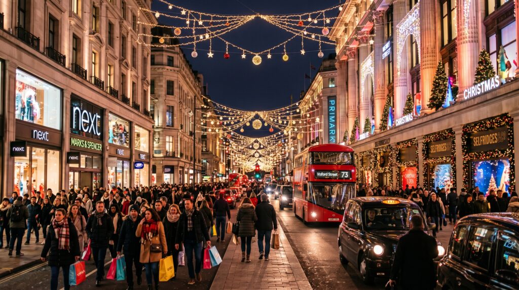 Oxford Street Regent Street and Carnaby Street