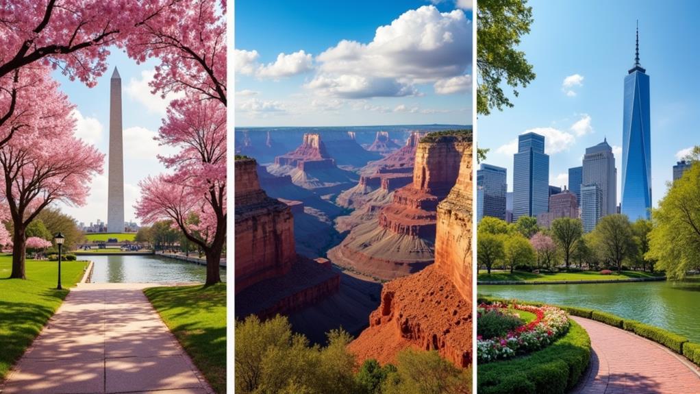 explore america in spring