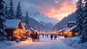 winter wonderland in canada