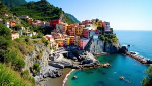 colorful italian coastal towns