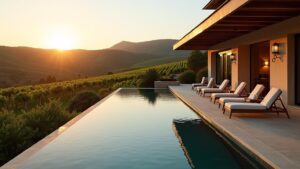 elegant accommodations in vineyards
