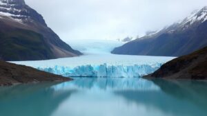 majestic ice formations thaw
