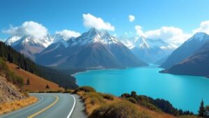 scenic south island drive