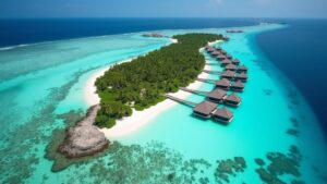 upscale maldives island getaway