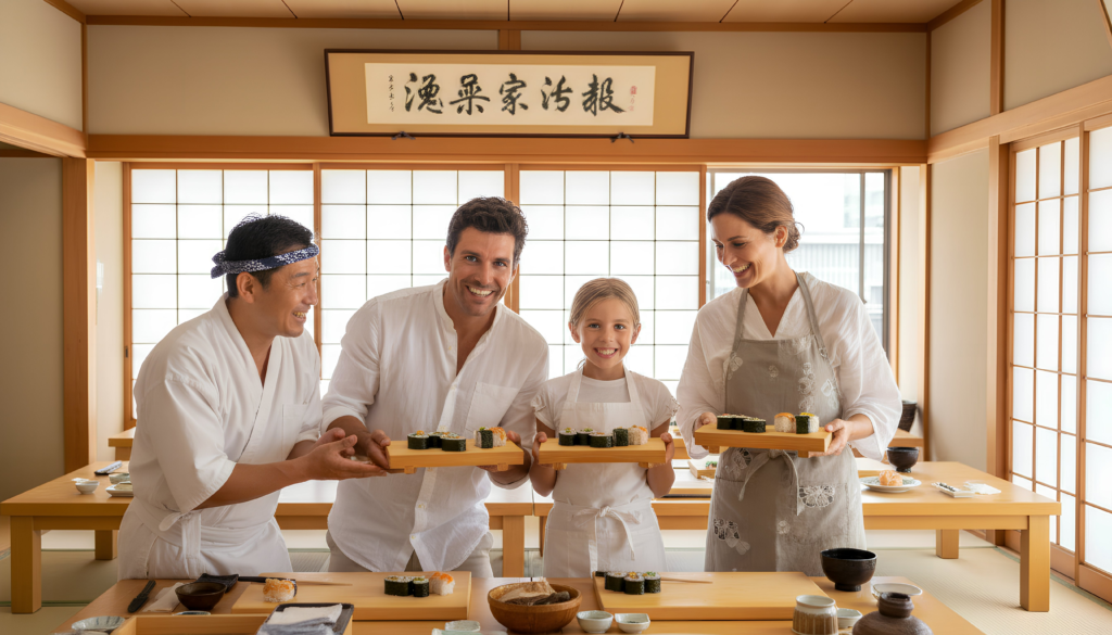 Japanese Sushi Class in Japan Tokyo