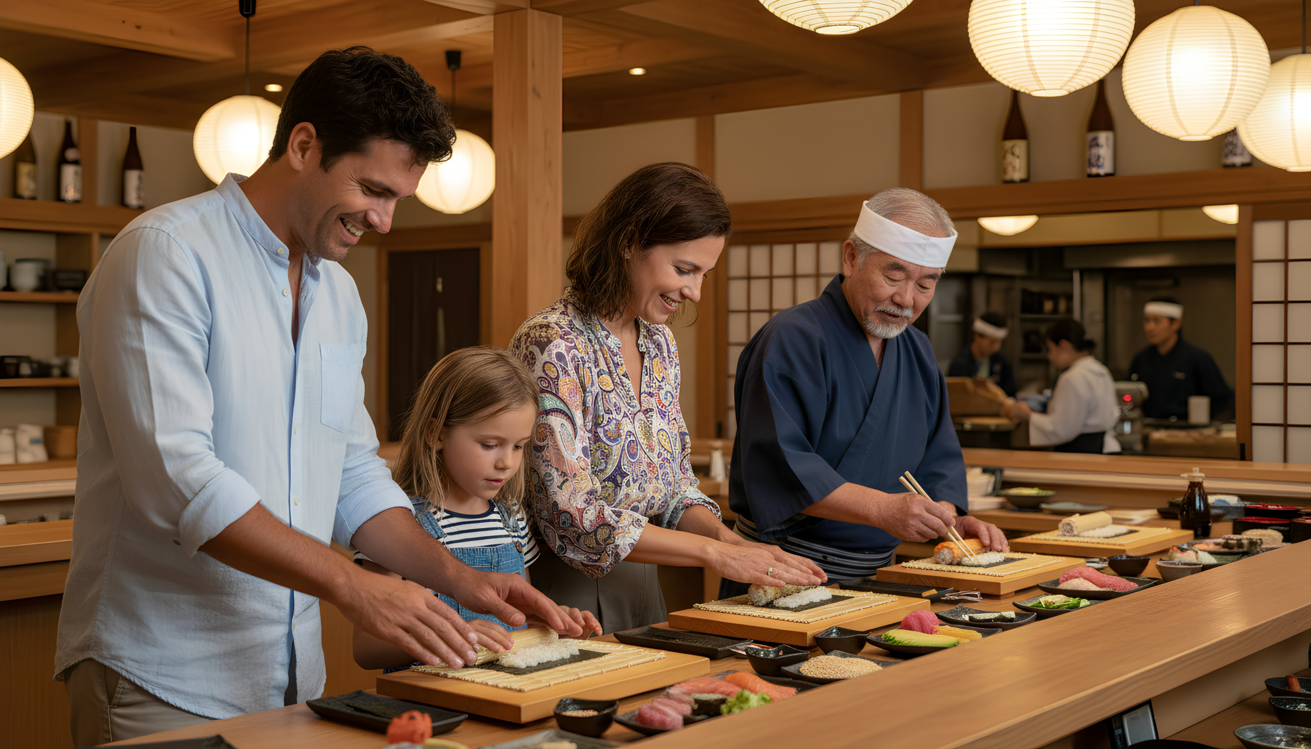 Japanese Sushi Class in Japan Tokyo