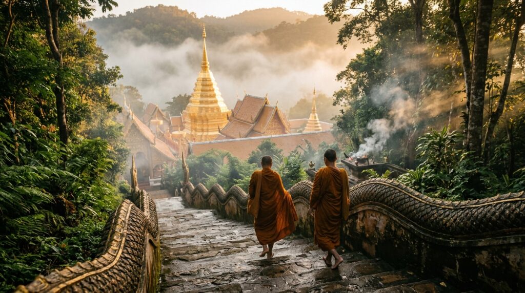 Temple at Dawn