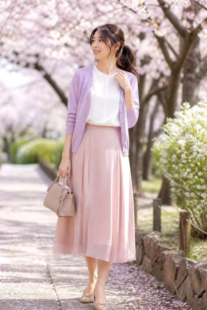 5 Japan Spring Outfit Ideas: A Chic Capsule Wardrobe For Cherry Blossom ...