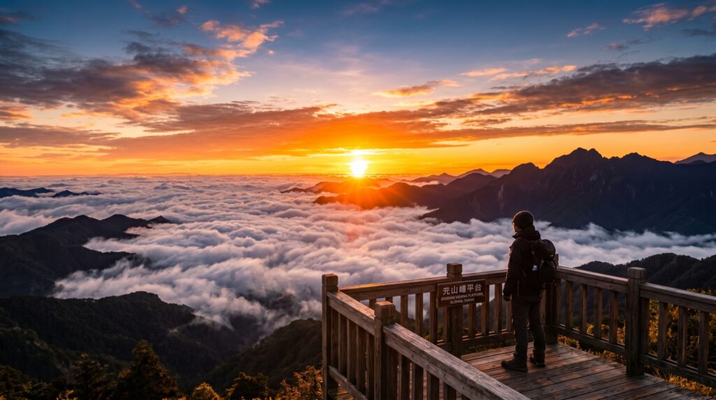 Zhushan Peak Sunrise